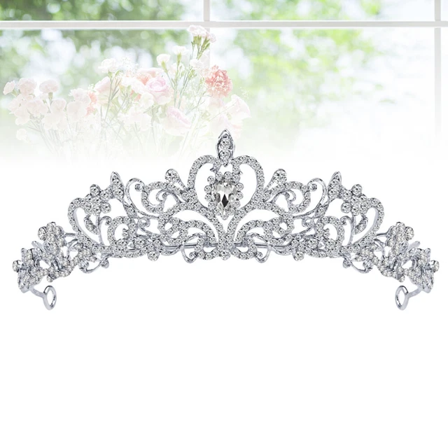 Corona nuziale cristallo lucido elegante squalo corona copricapo