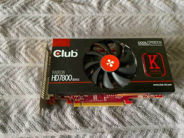 Club 3D Radeon HD7800 PCI-Express Graphics Card.  2GB DDR5.