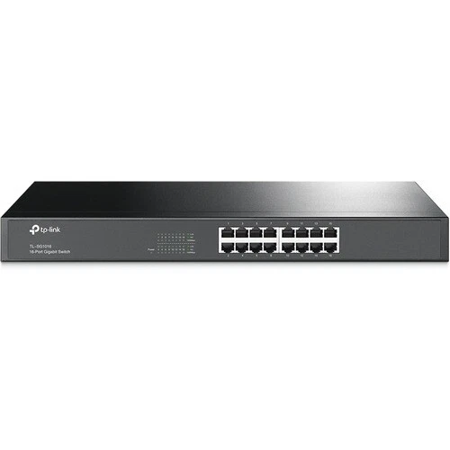 NEW TP-Link TL-SG1016 16-Port Gigabit Switch Ethernet 16 Port Metal TLSG1016