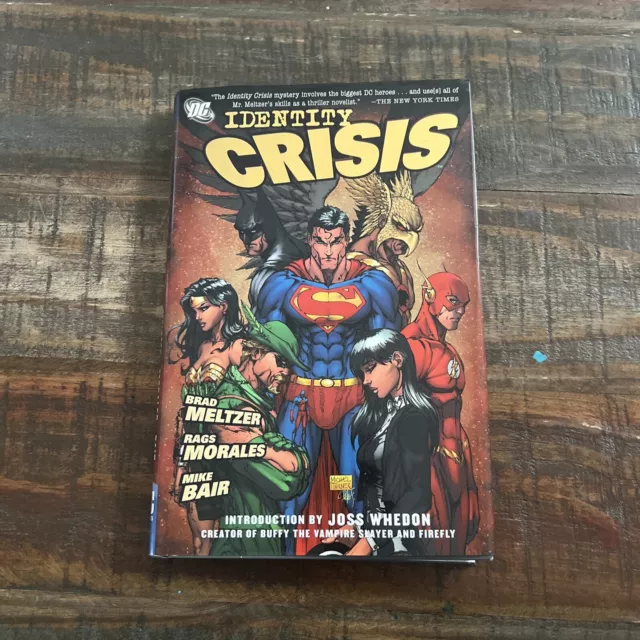 Identity Crisis by Brad Meltzer (2011, Hardcover) SIGNED AUTOGRAPHED