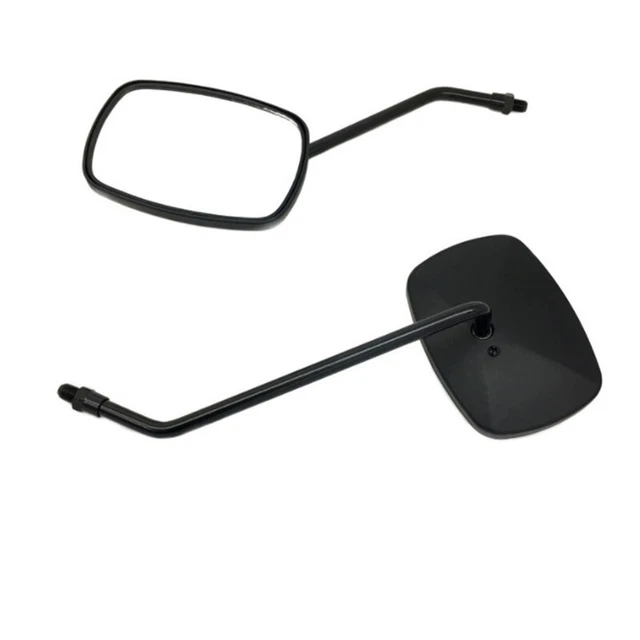 2PCS rétroviseurs latéraux de moto 10mm miroir pour Harley Honda Suzuki Kawasaki