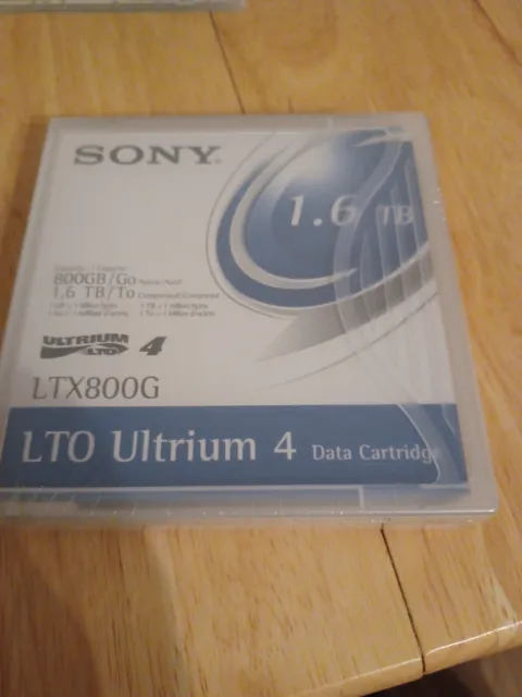 NEW Sony LTX800G, LTO Ultrium 4 (1.6TB compressed/800G) data cartridge