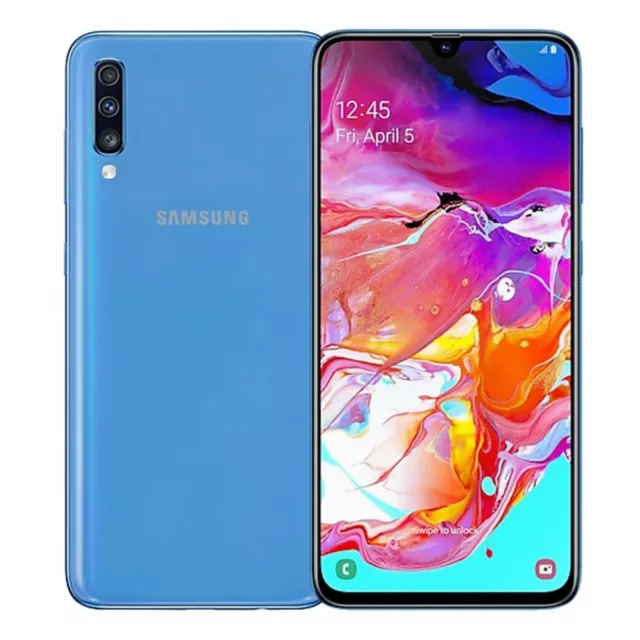 Samsung Galaxy A70 A705FN Dual Sim Débloqué 128GB ROM 6.7" SmartPhone Octa Core 2