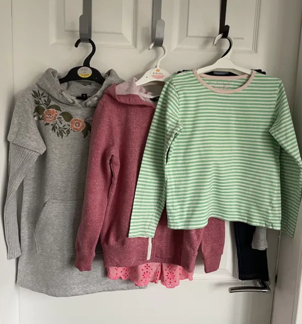 Girls Various Mixed Clothing Bundle Job Lot Wholesale X 6 Items -  Age 7-9yrs