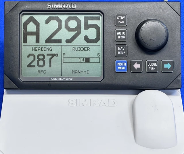 SIMRAD AP20 AUTOPILOT Control Head Unit W/ Suncover; Tested, 90 Day