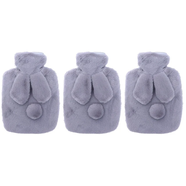 3 Pc Hand Warm Water Bag Hot Bottle Bed Warmer Child Feeding
