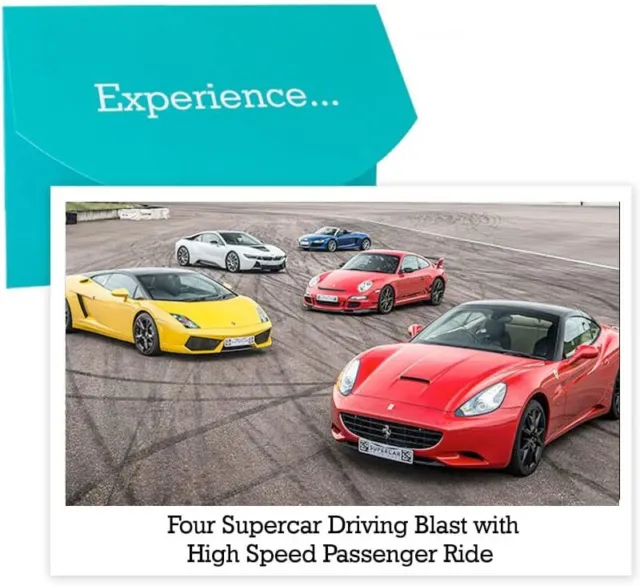 Buyagift 4-Car Drive & Speed Ride at Multiple UK Locations