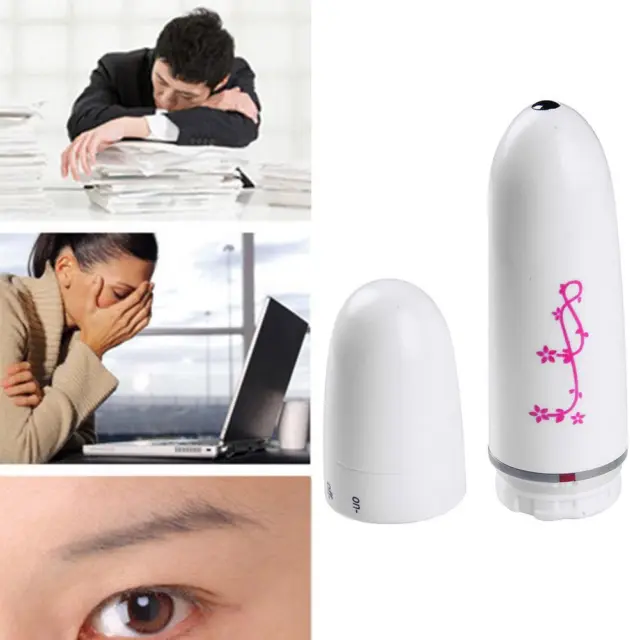LF# Electric Eye Massager Anti-Bag Anti-Wrinkle Face Massage Device(White)