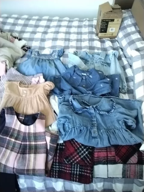 Girls Clothes Bundle Age 2 To 3 Vgc Dresses/Jacket/ Playsuit