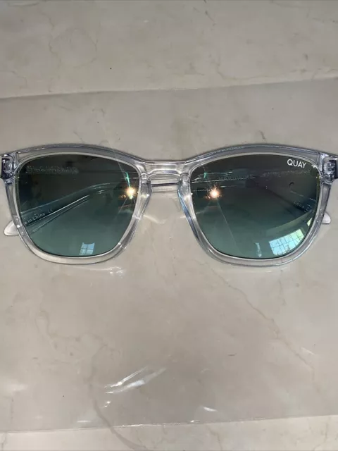 Quay Australia ‘Hardwire’ Womens Natural Oversized Mirrored Sunglasses  $129