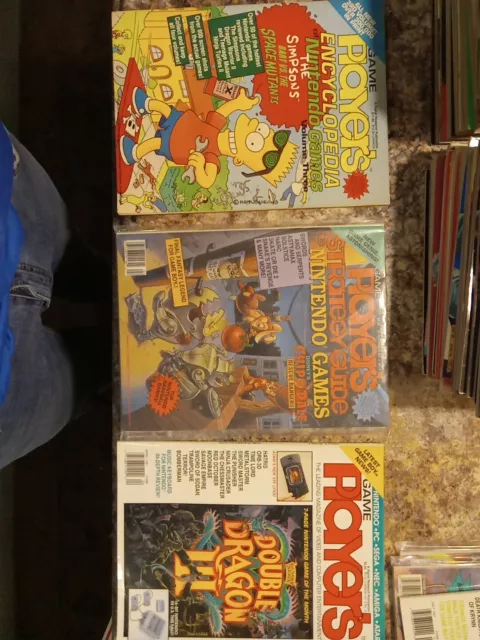 6 Vintage Game Player's Magazine 1990, 1991 3 New, 3 Like New