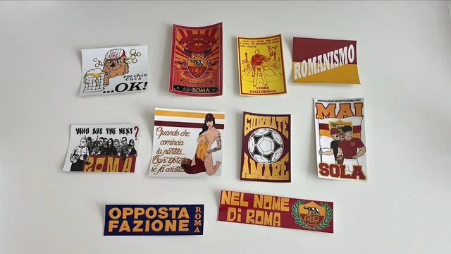 LAZIO 11 ADESIVI ULTRà PEGATINA AUFKLEBER STICKER CURVA NORD