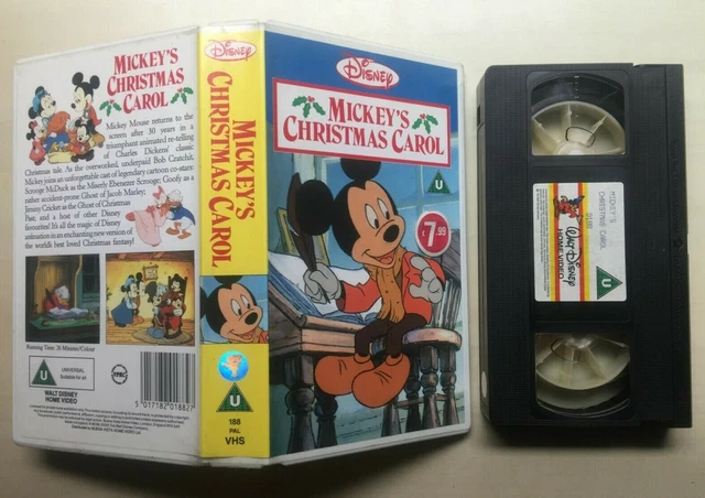 mickey-s-christmas-carol-disney-vhs-video-eur-19-79-picclick-fr