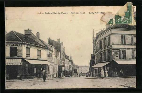 CPA Joinville-le-Pont, Rue du Pont