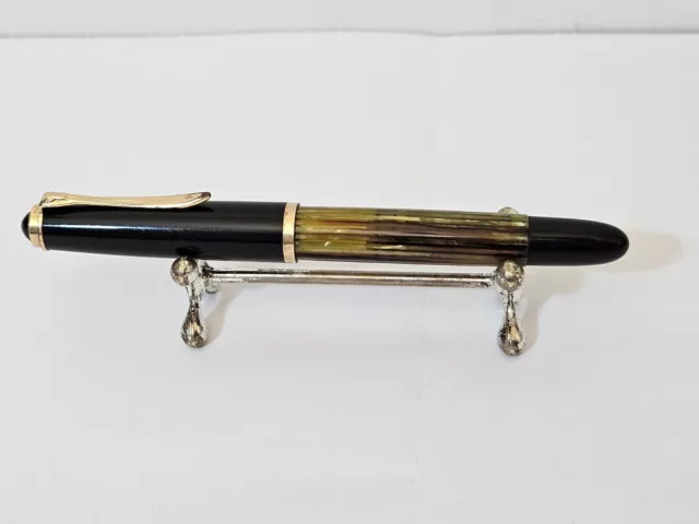 VINTAGE FOUNTAIN PEN PELIKAN 400 NN TORTOISE 14k GOLD NIB 585 GERMANY ! (BV54)