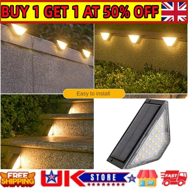CURB APPEAL SOLAR Lights Auto on Off, Ip67 Waterproof Outdoor Solar ...