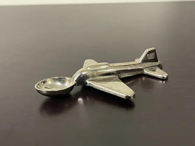 Linda cuchara de metal americano para avión infantil