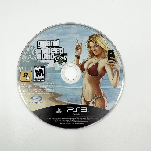 GTA 5 – Grand Theft Auto V – PS3 – Rockstar – PEGI 18 – Bon État