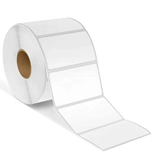 - 2.25" X 1.25” Direct Thermal Labels, Perforated Barcode Address Labels,