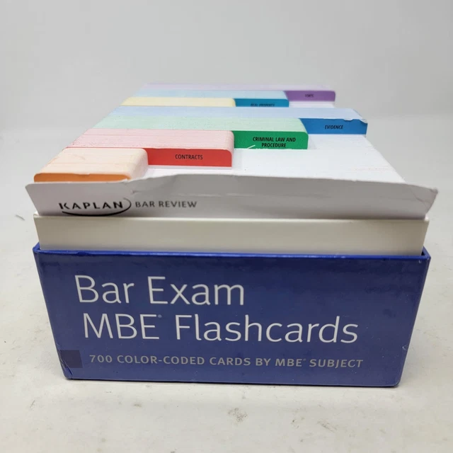 KAPLAN TEST PREP Bar Exam 700 Flashcards MBE Multistate Bar Exam
