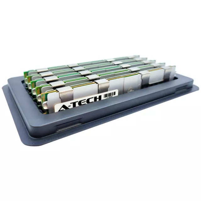 A-Tech 512GB Kit (16x32GB) RAM for Dell Precision R7610， T7600， T7610  DDR3 1333MHz PC3-10600 ECC LRDIMM 4Rx4 1.35V Load Reduced Server Memory  Upgrad-