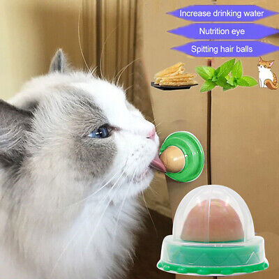 Bola de lamida de gato mascota bocadillo pescado gelatina golosinas caramelo lamible nutrición energía ^ (Reino Unido)