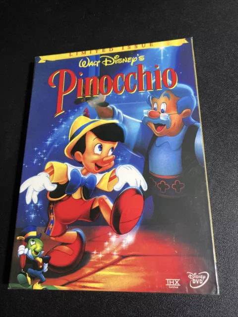 Pinocchio DVD (1999) Walt Disney Animated Film Limited Edition Brand New SEALED