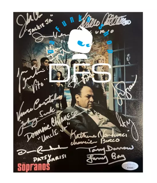 The Sopranos Cast Signed (14) Photograph 8X10 -  Picture is JSA Authenticated ✅