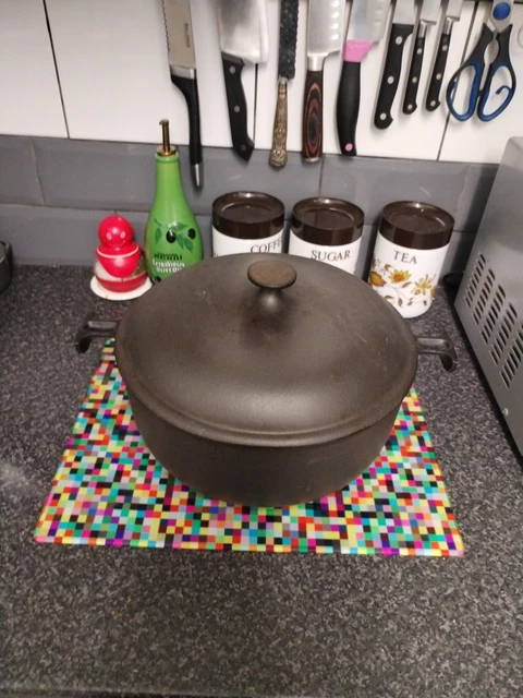 Plat à Four Le Creuset Enzo Mari La Mama 29 Cm – Ovale – Harmonic Green – Vintage 1970