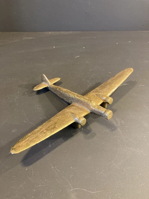 Maquette D'avion Ancienne – Triplan Métal, Thème Guerre, Marque Générique