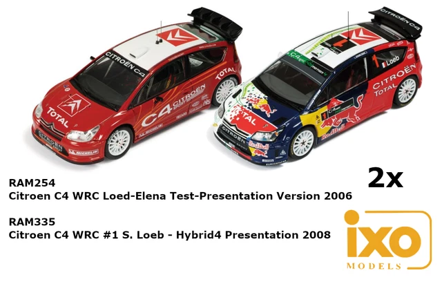 Miniature IXO 1/43 – Citroën C4 WRC Loeb Rally Argentine 2008 – RAM321