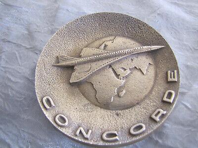 Medaille Bronze Anniversaire ancien Air France 1933-1983 le Concorde 