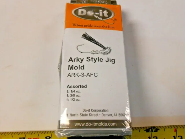 3489 DO-IT TROKAR Weedless Arky Jig Mold 1/4 to 1/2 oz Free Shipp