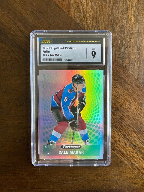 2019-20 Upper Deck Cale Makar Young Guns 493 PSA 10 GEM MINT Rookie