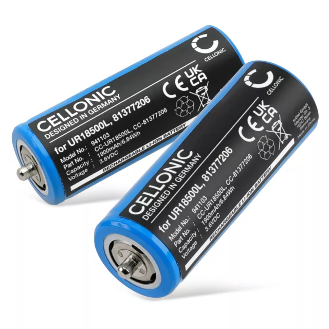 2x Batería recargable para Braun Series 9 9399s Series 9 9419s 1900mAh