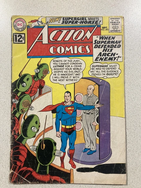 Action Comics 292 Superman Supergirl 1962 Lex Luthor DC Universe 
