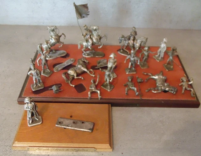 Soldats De Plomb Napoléoniens - Scène Bataille Waterloo MHSP - Lot Complet 1:32 (Neuf)