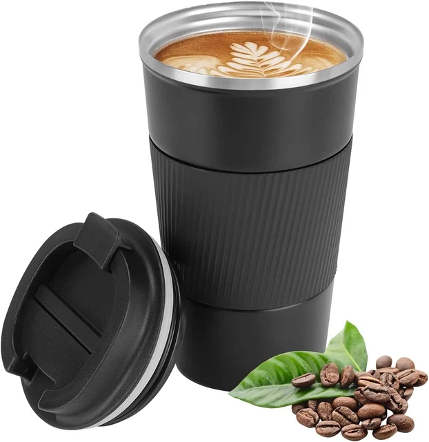 18oz Stainless Steel Travel Mug Double Wall Vacuum Insulated Tumbler Cup Black