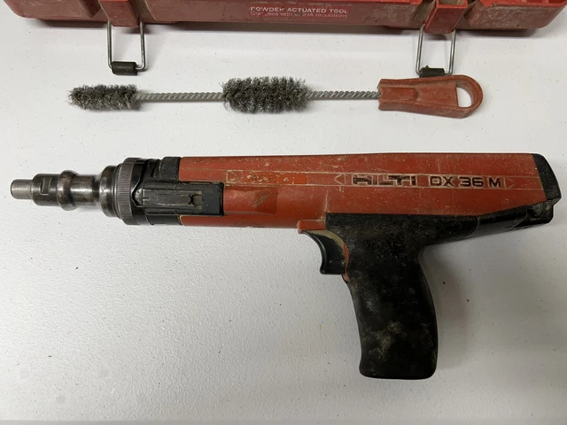 HILTI DX 36M Powder Actuated Fastening Gun w/case