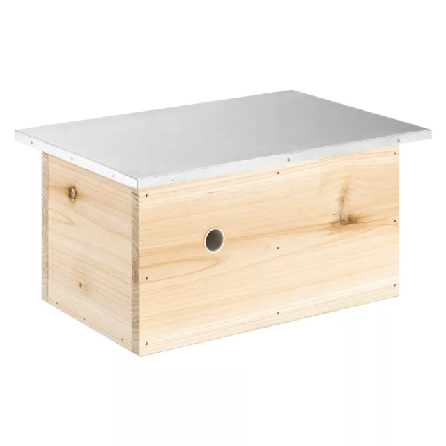 Casa de madera para nidos de abejorros caseta para jardín de 30 x 20 x 14,5 cm