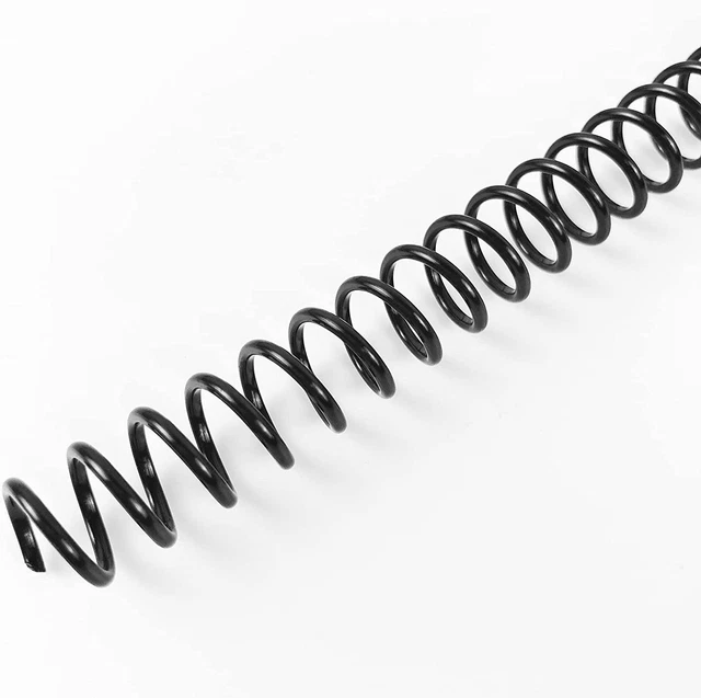 Binditek 100 Pack Plastic Spiral Binding Coils, 10Mm(3/8"),75 Sheet Capacity,4:1