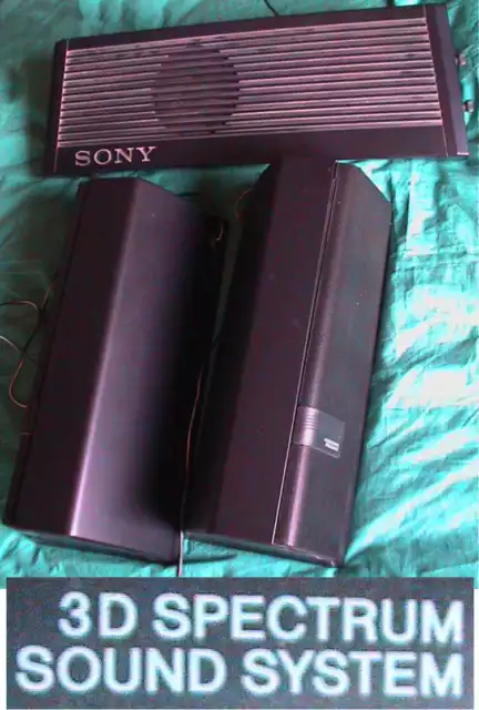 3x SONY 3D Spectrum Sound System TV Lautsprecher Boxen KV-E3431D Loudspeakers TR