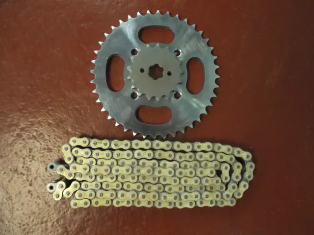 Keeway Rk 125 Jt Gold Chain And Sprocket S Kit Standard Replacement Hd Quality