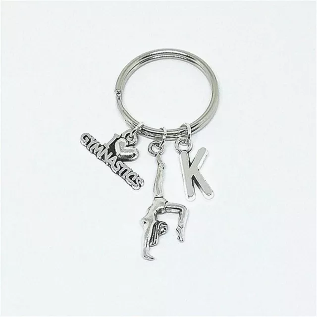 Gymnastics Keychains Best Friends Gift Love Gymnast Keyring Handmade Sports 3