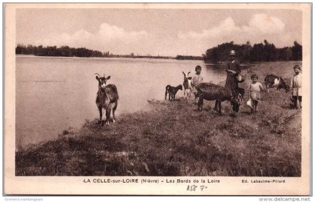 58 LA CELLE SUR LOIRE - les bords de la loire