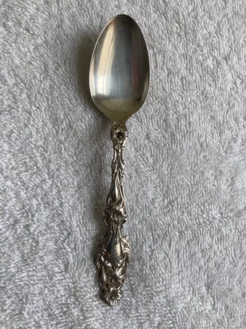 Lily by Whiting Sterling Silver Teaspoon Mono 5 7/8"