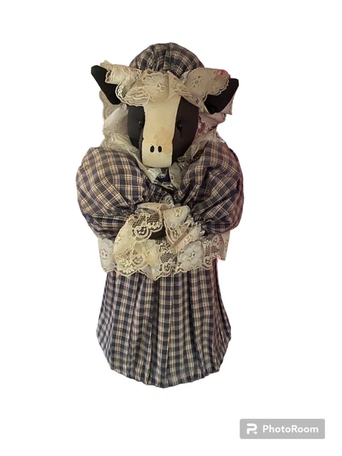 Vintage Cow Decoration
