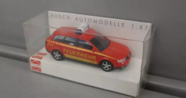 Herpa Audi A4 Avant Kommandofahrzeug „Feuerwehr Stolberg“ 096386