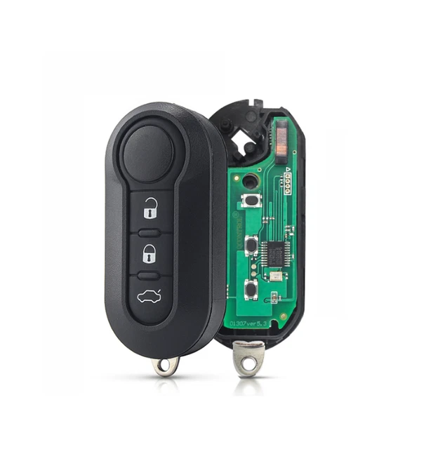 Coquille De Remplacement Pour Clé/télécommande Lancia Y, Musa, Delta, Ypsilon - Couleur Noire