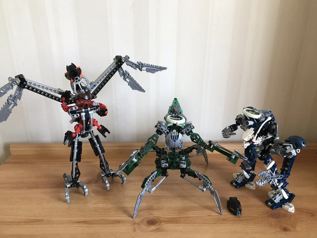 LEGO BIONICLE 10202 ULTIMATE DUME Krekka 8623 Nidhiki 8622 Turaga